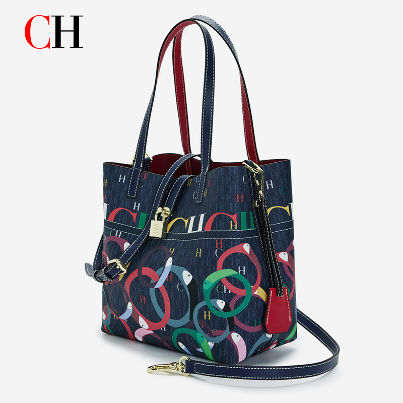 Tote Bag Beach - CH Women Large Capacity Printed Tote