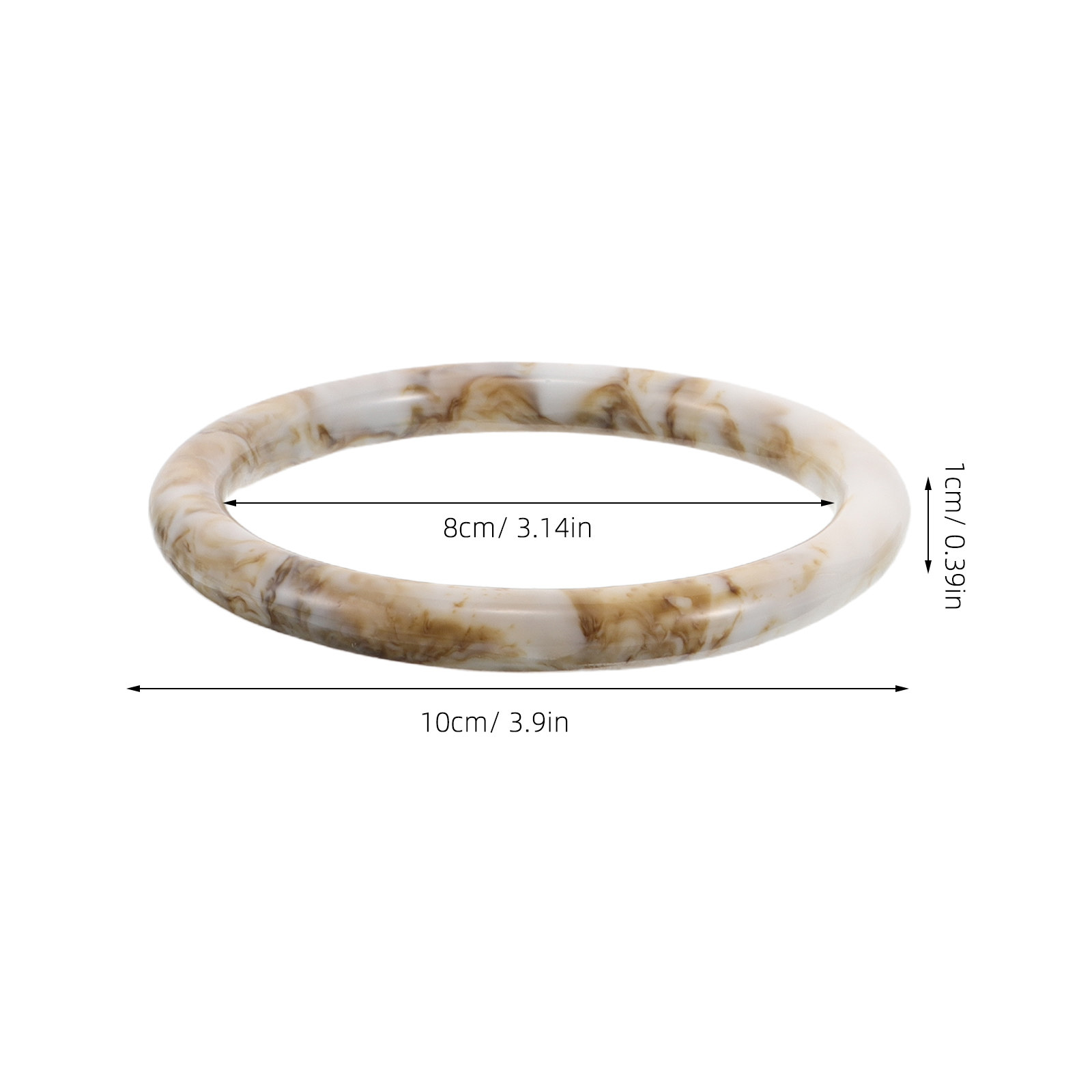 4Pcs Resin Round Purse Handles - Tote Bag Beach recension och pris