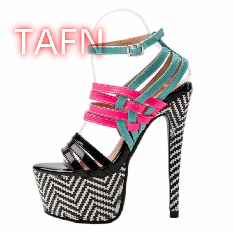 Multicolor Strappy Heels Women - Sandal Strappy Heeled recension och pris