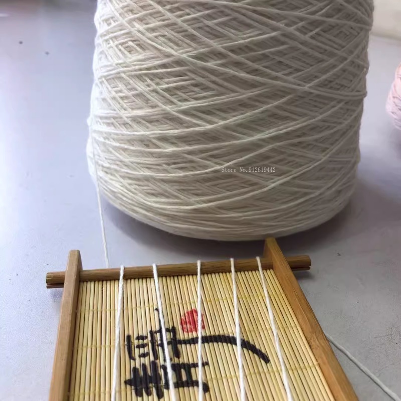 250g/ Ball Cotton Pure Cotton  - Crochet Bag Raffia recension och pris