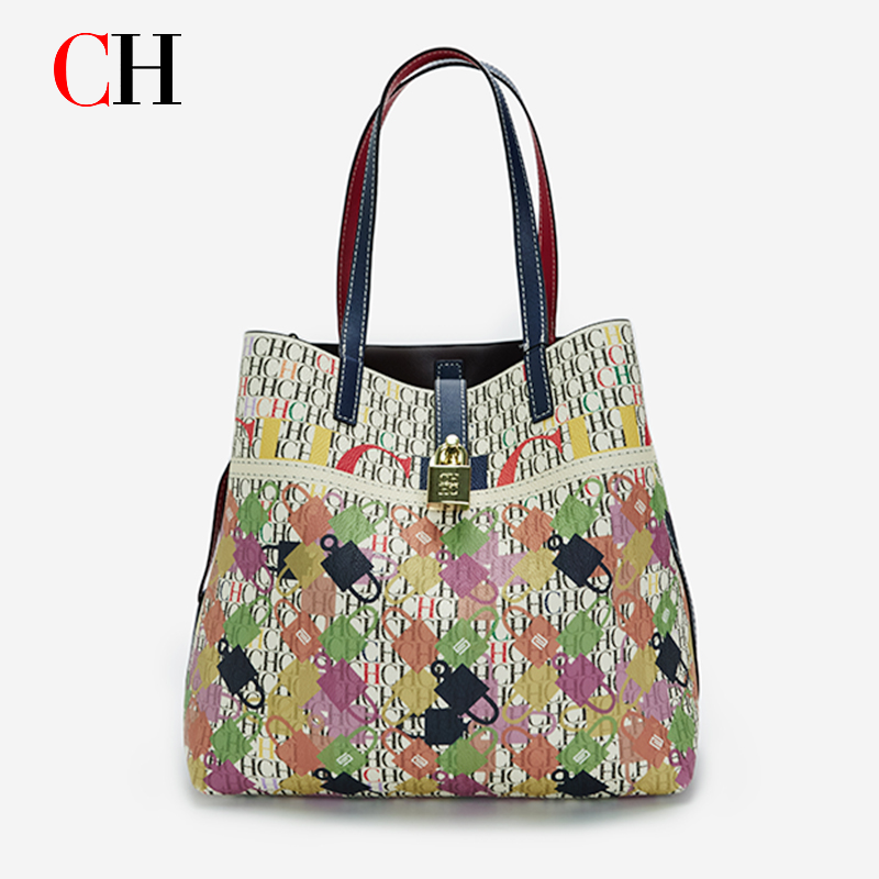CH Women Large Capacity Printe - Tote Bag Beach recension och pris