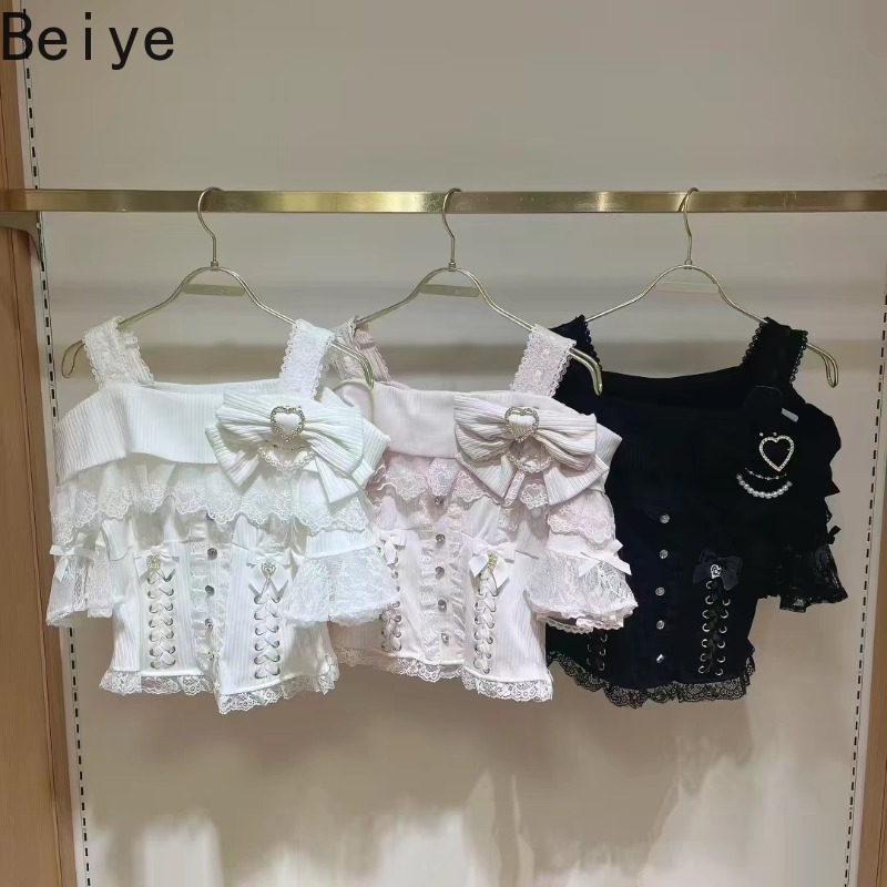 Japanese Lolita Off Shoulder S - Blouse Off Shoulder recension och pris