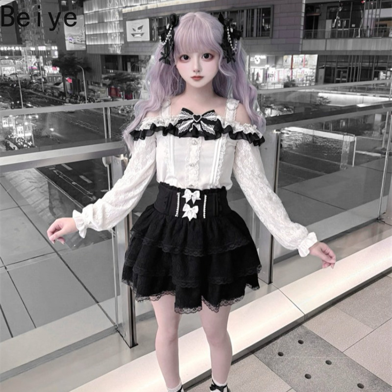Sweet Off Shoulder Lolita 2 Pi - Blouse Off Shoulder recension och pris