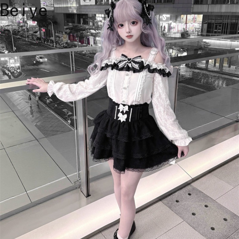 Sweet Off Shoulder Lolita 2 Pi - Blouse Off Shoulder recension och pris